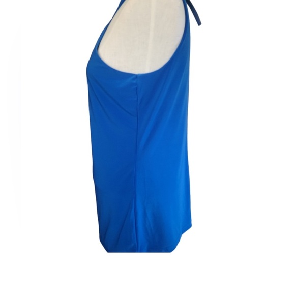 NWT Lauren Ralph Lauren Vibrant Blue Tank - Picture 5 of 6